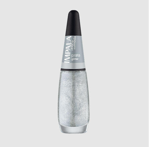 Esmalte Impala Glitter Prata
