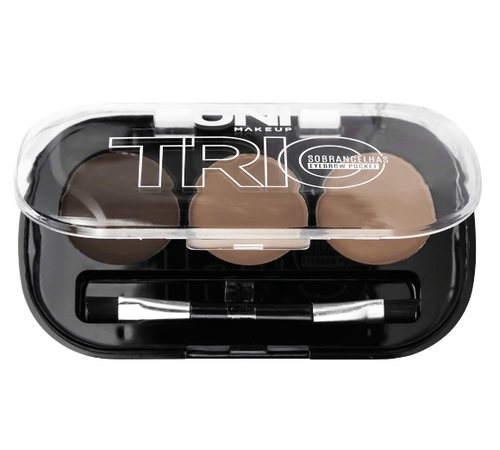 Trio de Sombras para Sobrancelhas Eyerbrow Uni Make
