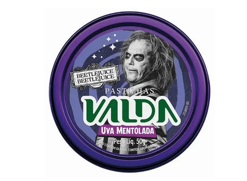 Pastilha Valda Uva Lata - 50g