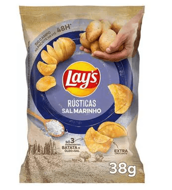 Batata Lays Rústicas Sal Marinho - 30g