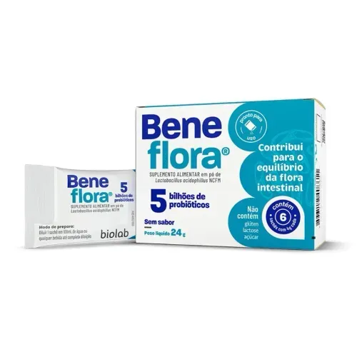 Beneflora 5Bi com 6 Sachês 4g - Biolab
