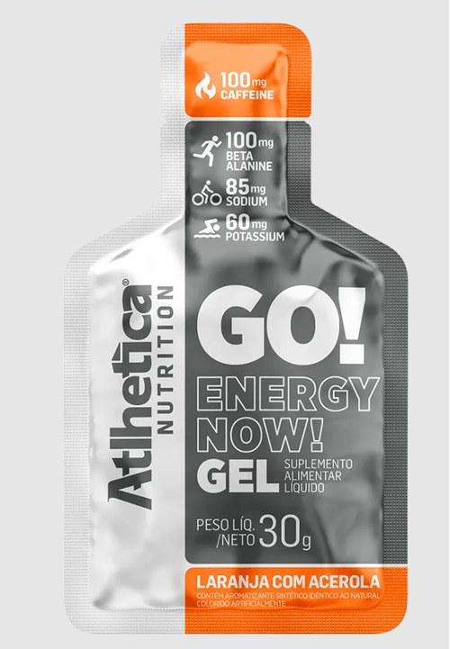 Gel Go Energy Now - Sabor Laranja com Acerola
