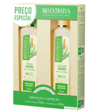 Kit Bio Extratus Shampoo + Condicionador Cachos - 250ml