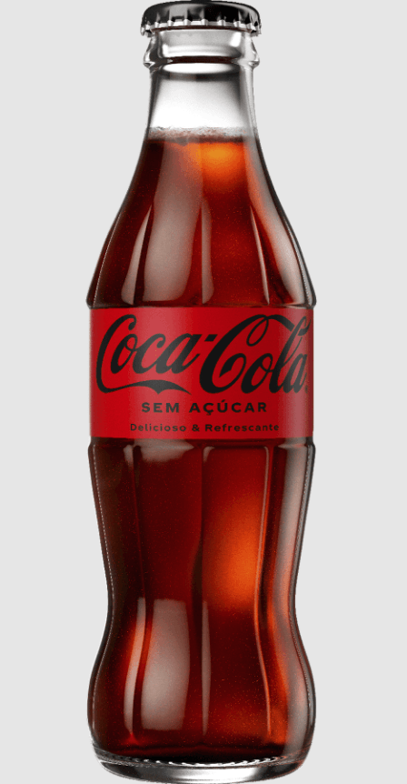 Refrigerante Coca Cola Zero Garrafa - 250ml