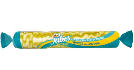 Jubes Fruit Snacks Hipnose Banana - 48g