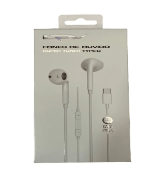 Fone de Ouvido Super Tuner Type-C