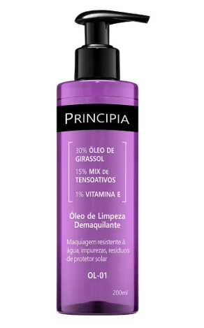 Óleo de Limpeza Demaquilante Principia OL-01 - 200ml