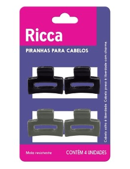 Kit Piranha Ricca Glam - 4 Unidades