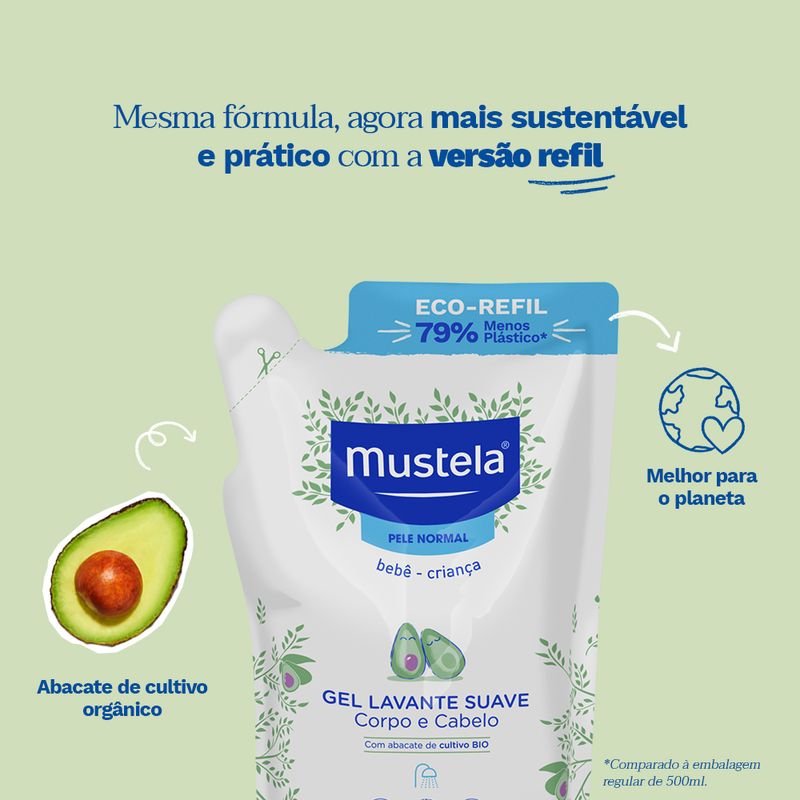 Mustela Refil Gel Lavante 400ml 3