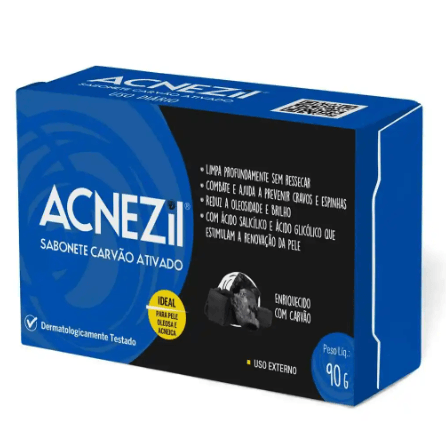 Acnezil Sabonete Carvão Ativado - 90g