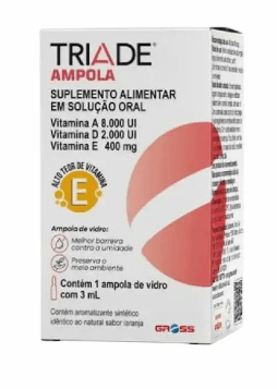 Suplemento Alimentar Triade 1 Ampola Com 3ml - Gross