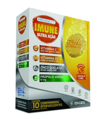 Previna Grip Ação Múltipla Ultra Concentrado Idn Labs - Caixa Com 15 Comprimidos
