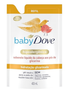 Sabonete Líquido Dove Baby Hidratação Glicerinada Refil - 400ml