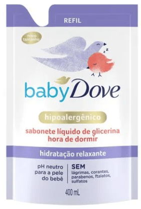 Sabonete Líquido Dove Baby Hora de Dormir Refil - 400ml