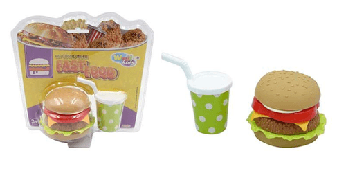 Brinquedo Kit Comidinha Fast Food Welmix