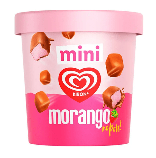 Mini Sorvete Kibon Morango - 184g