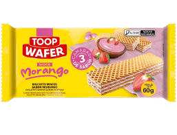 Biscoito Toop Wafer Morango - 60g
