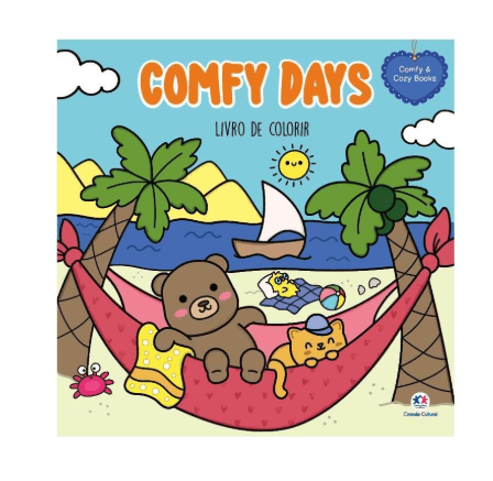 Livro de Colorir Comfy Days