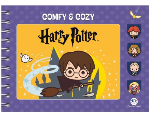 Livro de Colorir Harry Potter - Comfy and Cozy