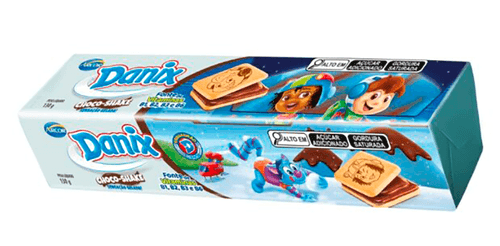 Biscoito Recheado Danix Sabor Choco-Shake - 130g