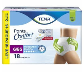 Roupa Íntima Tena Confort G/EG - Leve 18 Pague 16