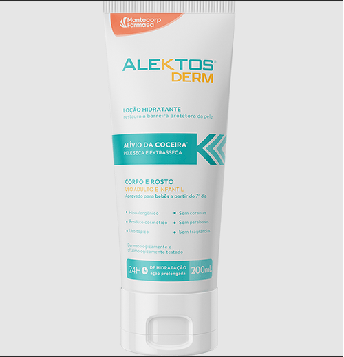 Loção Hidratante Alektos Derm Corpo e Rosto - 200ml