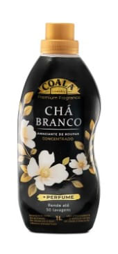 Coala Amaciante de Roupas Concentrado 1 Litro Chá Branco