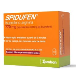 Spidufen 770mg com 20 Comprimidos - Zambon
