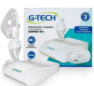Inalador e Nebulizador G-tech Compact DC1
