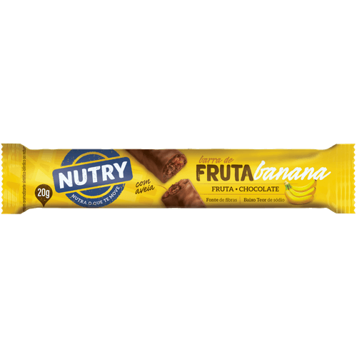Barra de Fruta Nutry Banana e Chocolate - 19g