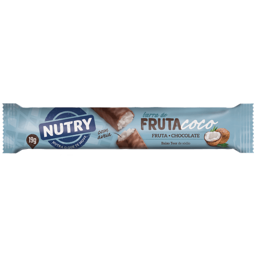 Barra de Fruta Nutry Coco e Chocolate - 19g