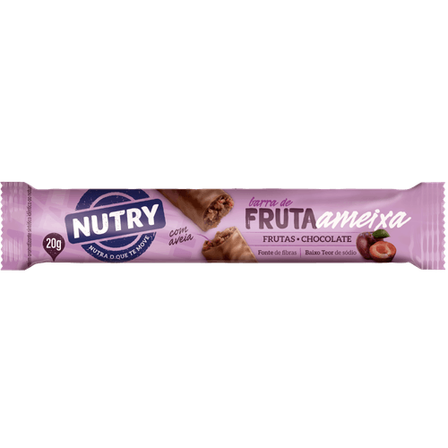 Barra de Fruta Nutry Ameixa e Chocolate - 19g