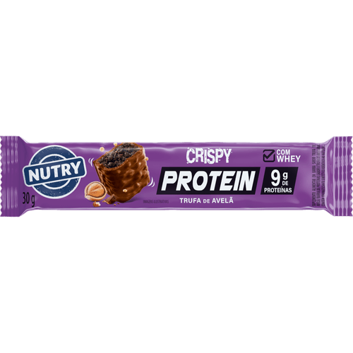 Barra de Proteína Crisp Nutry Trufa de Avelã - 30g