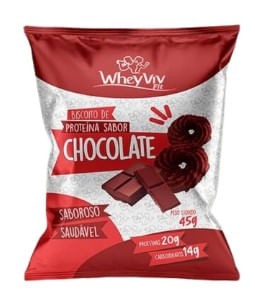 Biscoito De Proteína Sabor Chocolate – WheyViv – 45 g