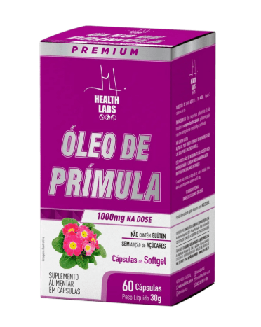 Óleo de Prímula 60 Cápsulas - Health Labs