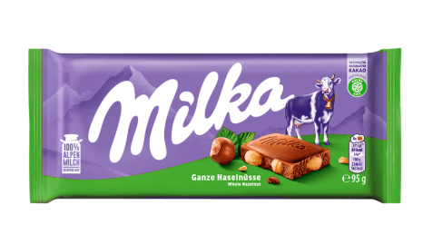Chocolate Milka Whole Hazelnut - 95g