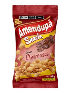 Salgadinho Amendupã Sabor Churrasco - 40g