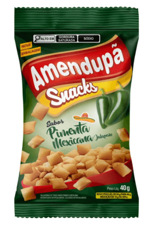 Salgadinho Amendupã Sabor Pimenta - 40g