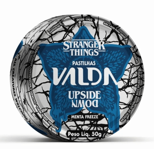 Pastilha Valda Stranger Things Menta Freeze 50g
