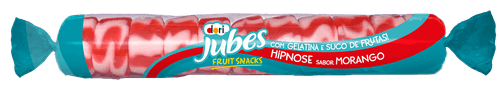 Jubes Snacks Hipnose Morango - 48g