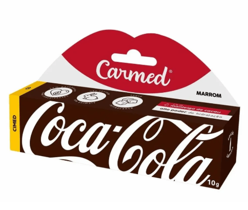 Hidratante Labial Carmed Coca Cola Marrom - 10g