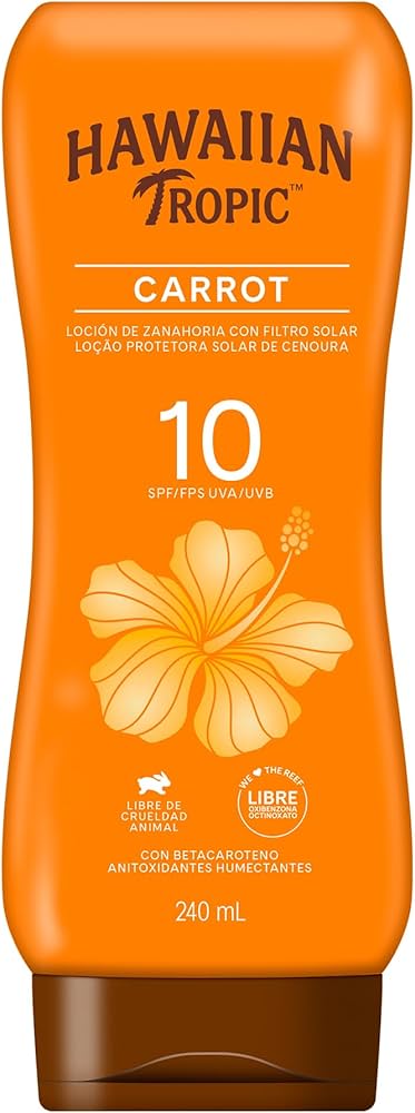 Protetor Solar Hawaiian Tropic Carrot FPS10 - 240ml