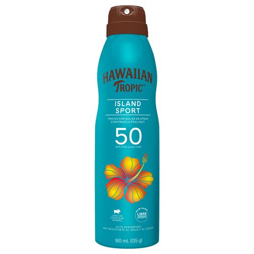 Protetor Solar Hawaiian Tropic Island Sport Spray FPS50 - 170g