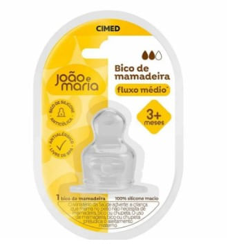 Bico De Mamadeira João E Maria Fluxo Médio Cimed