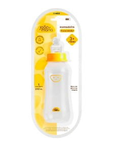 Mamadeira João E Maria Bico Orto Fluxo Médio - 240ml Cimed