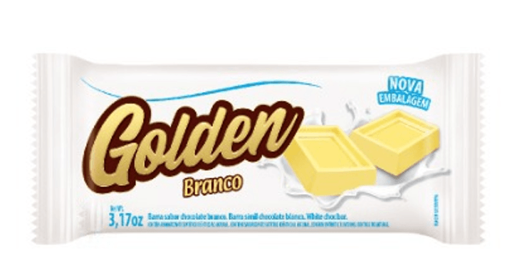 Barra de Chocolate Branco Golden - 65g