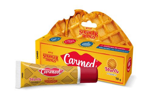 Hidratante Labial Carmed Stranger Things Waffle - 10g
