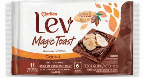 Torrada Marilan Leve Magic Toast Cacau 110g