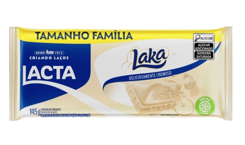 Barra de Chocolate Lacta Laka - 145g