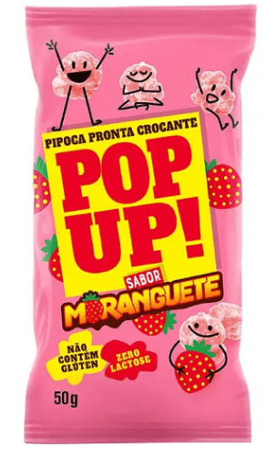 Pipoca Doce Pop Up Moranguete - 50g